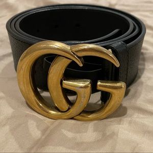 Gucci large GGeather belt
